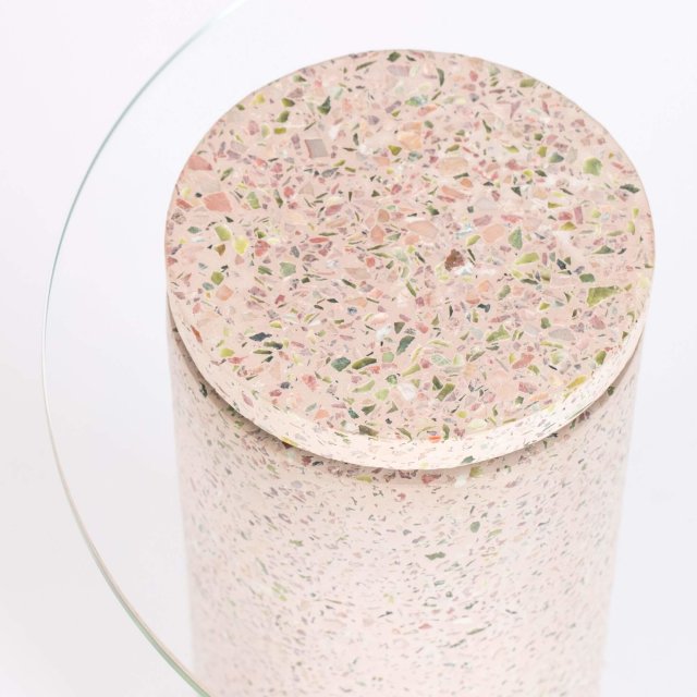 Pomoćni stolić Rosalina Terrazzo Pink