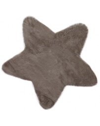 Tepih Fur Bamby Star Castoro 120x120cm