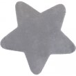 Preproga Fur Bamby Star Light Grey 120x120cm