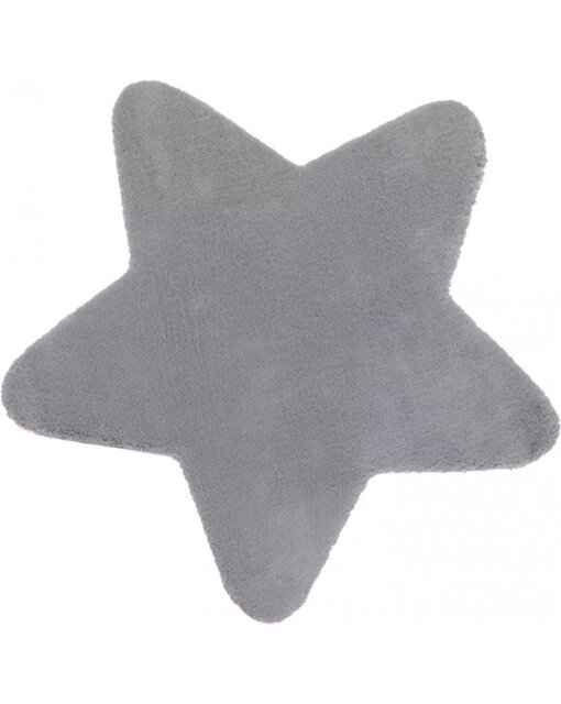 Tepih Fur Bamby Star Light Grey 120x120cm