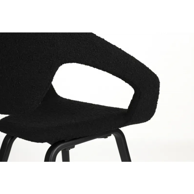 Stolica s rukonaslonom Flexback Black