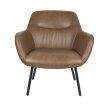 Lounge fotelja Dude Vintage Brown