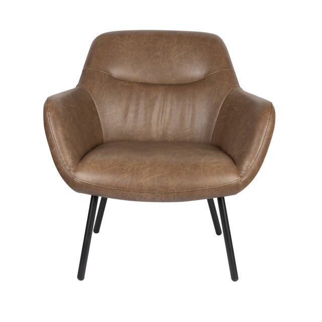 Lounge fotelja Dude Vintage Brown