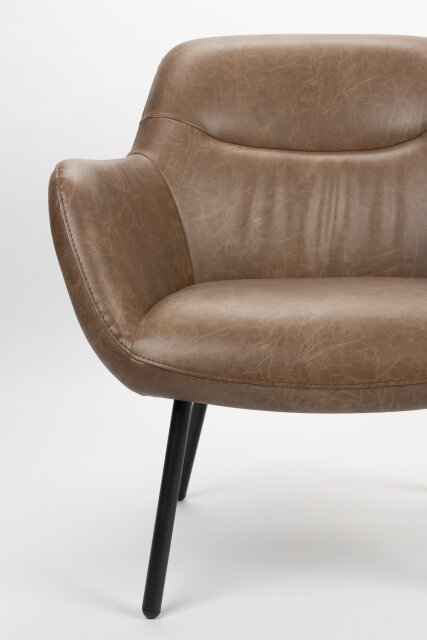 Lounge fotelja Dude Vintage Brown