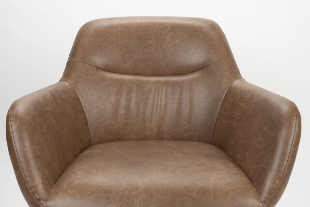 Lounge fotelja Dude Vintage Brown