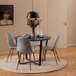 Stolica Celia Light Grey Oak