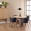 Stol Linley Round White Oiled Oak