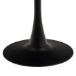 Stol Malta Round Black Grantham