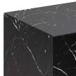 Stolić za kavu Dice Square Marquina Black, set od 2