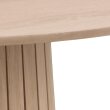 Stol Christo Round White Oiled Oak