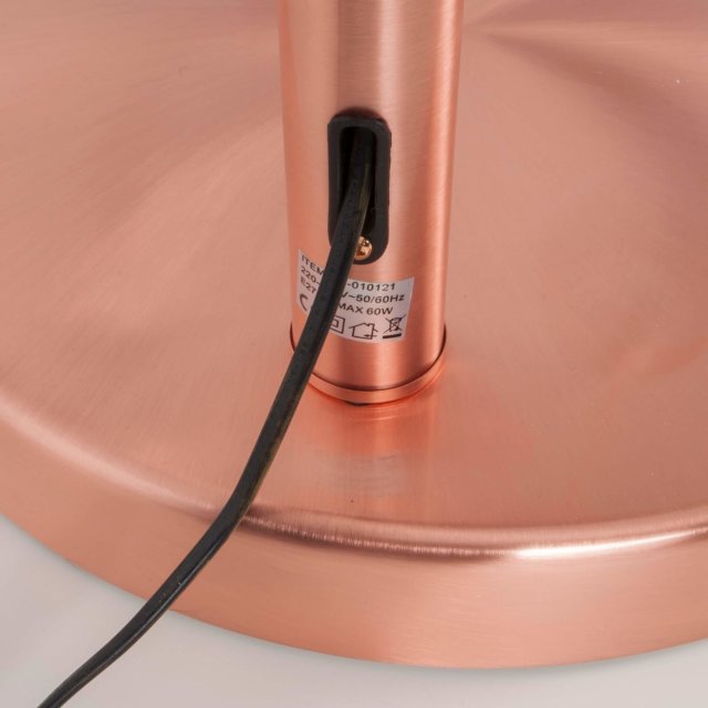 Podna lampa Metal Bow Copper