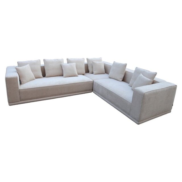 Kutna sofa Lusso Beige Chenille