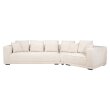 Sofa Lusso Beige Chenile, četverosjed