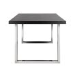 Stol Nalo Black Oak/ Silver 220x100 cm