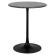 BIstro stol Carlten Black Ø65 cm