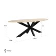 Stol Avalon Oval 230 cm