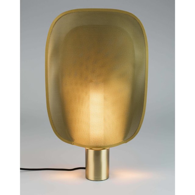 Namizna svetilka Mai M Brass, zlata barva