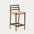 Barska stolica s naslonom Analy Brown