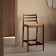 Barska stolica s naslonom Analy Brown
