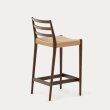 Barska stolica s naslonom Analy Brown