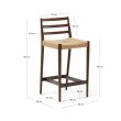 Barska stolica s naslonom Analy Brown