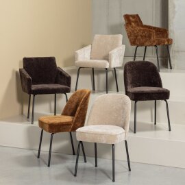 Blagavaonska stolica 3d Chenille Sand