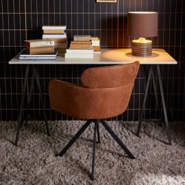 Blagavaonska stolica Fenne Swivel Cognac