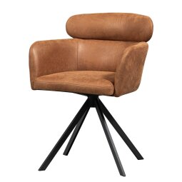 Blagavaonska stolica Fenne Swivel Cognac