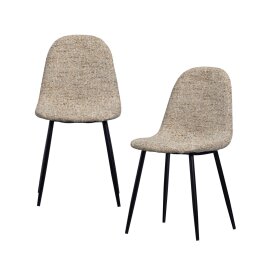 Blagavaonska stolica Chenille Naturel - set od 2