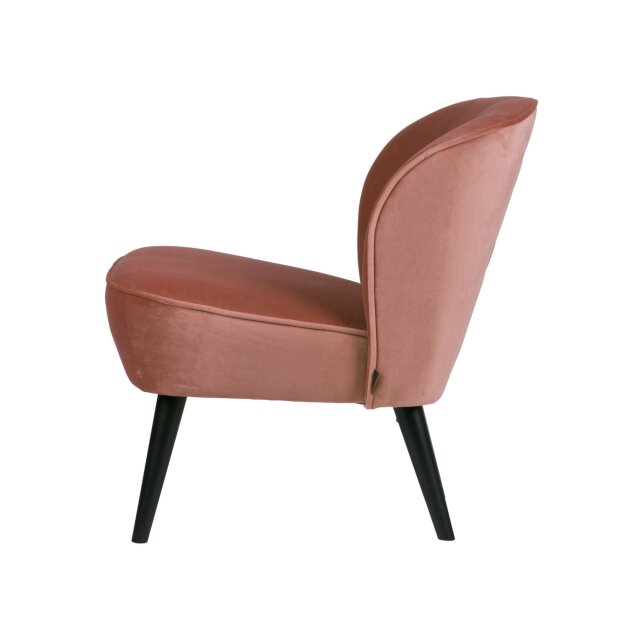 Fotelja Sara Velvet Pink