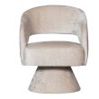 Fotelja Ebba Swivel Chenille Natural