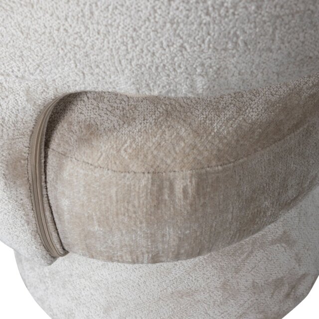 Fotelja Ebba Swivel Chenille Natural