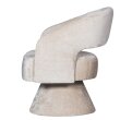 Fotelja Ebba Swivel Chenille Natural