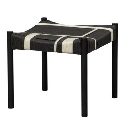 Tabure Jessy Mango Wood Black White