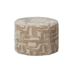 Tabure Yago Viscose Natural 60x43 cm