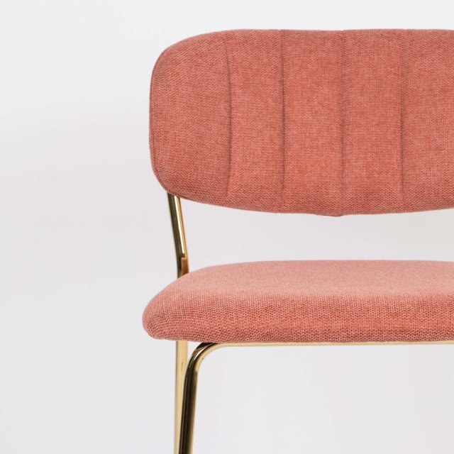 Polubarska stolica Jolien Gold/Pink