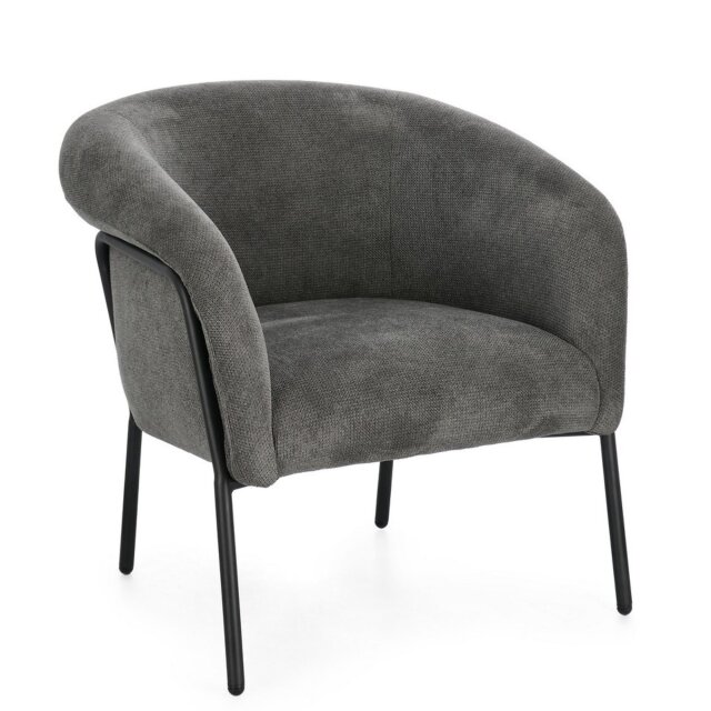 Fotelja Camila Dark Grey