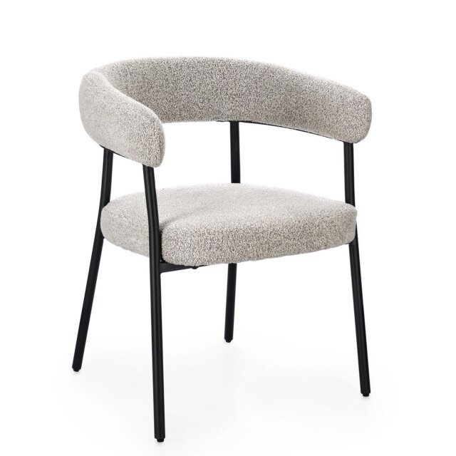 Blagavaonska stolica Giaele Black Taupe