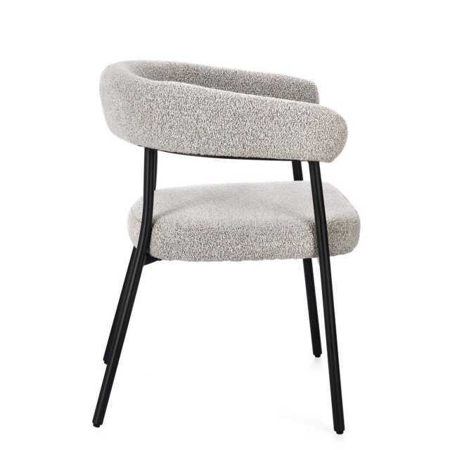 Blagavaonska stolica Giaele Black Taupe