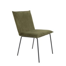 Stolica Floke Velvet Olive - set od 2 kom.