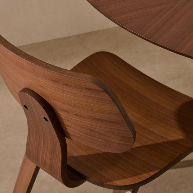 Blagovaonska stolica Gena Dark Brown