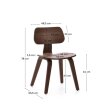Blagovaonska stolica Gena Dark Brown