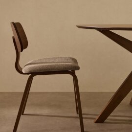 Blagovaonska stolica Gena Walnut Chenille