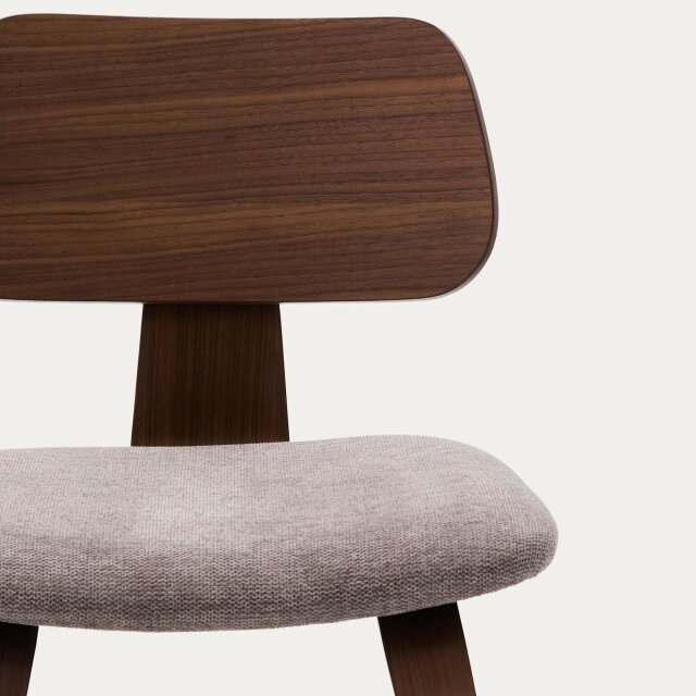 Blagovaonska stolica Gena Walnut Chenille