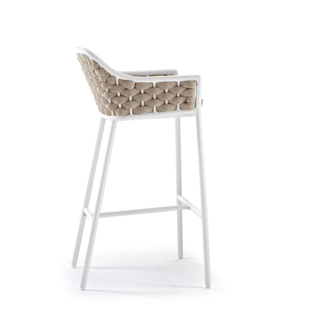 Barska stolica Panama White Beige
