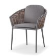 Fotelja s rukonaslonom Muses Dark Grey