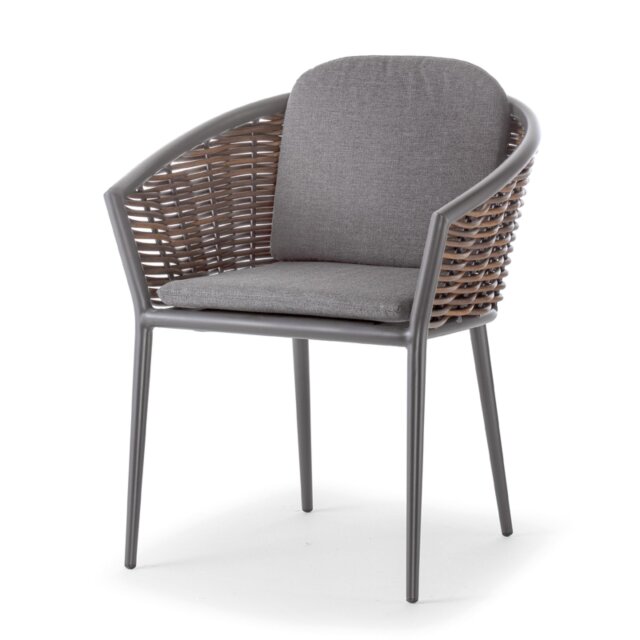 Fotelja s rukonaslonom Muses Dark Grey