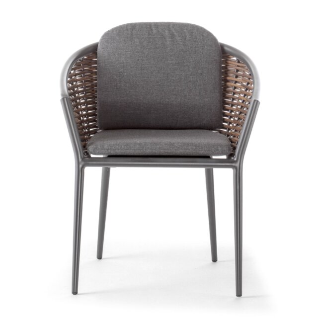 Fotelja s rukonaslonom Muses Dark Grey