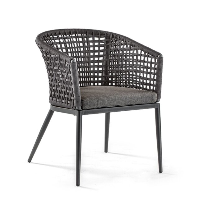Fotelja s rukonaslonom Cuba Anthracite