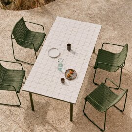 Stol Maurina Green/Ecru 223x101 cm